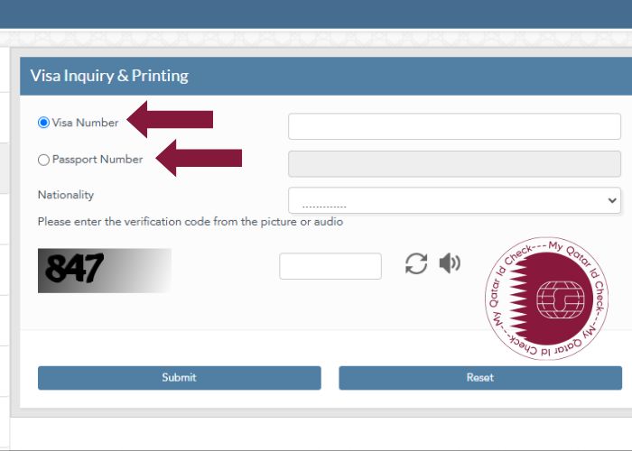 your visa number
