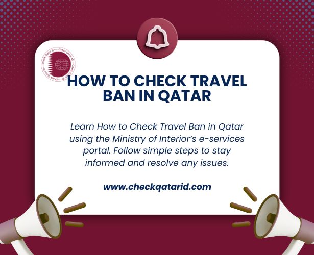 How to Check Travel Ban in Qatar